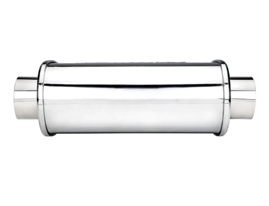 304 Stainless Muffler Mirror Polished 2.5
