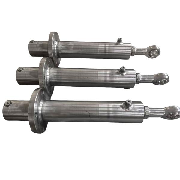 Cilindro hidráulico de alimentación de acero inoxidable barato para grúas