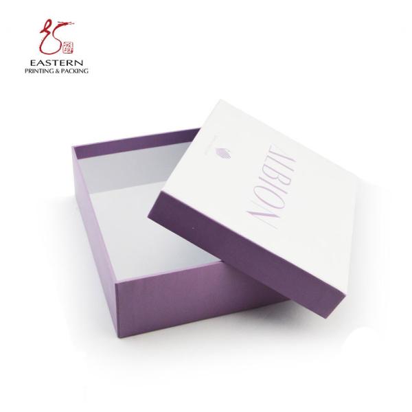 Custom 30x20 Printed Cardboard Boxes Purple Sneakers Shoe Packaging Boxes