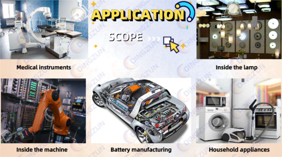 Pure Nickel Conductor 400℃ Glass Fiber Braided Cable Gn400