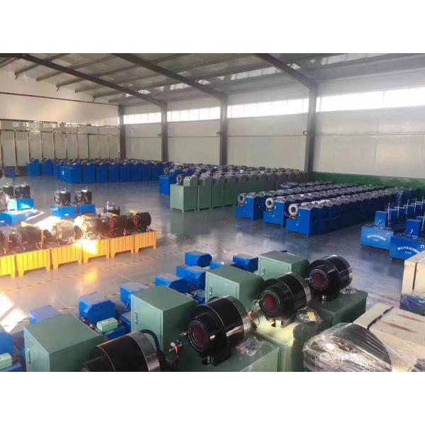 2 Inch 600 Ton Pressure Force Rubber Hose Crimping Machine Higher Model Green Color 220v/380v Voltage With 6-51mm Range And 10 Interchangeable Dies