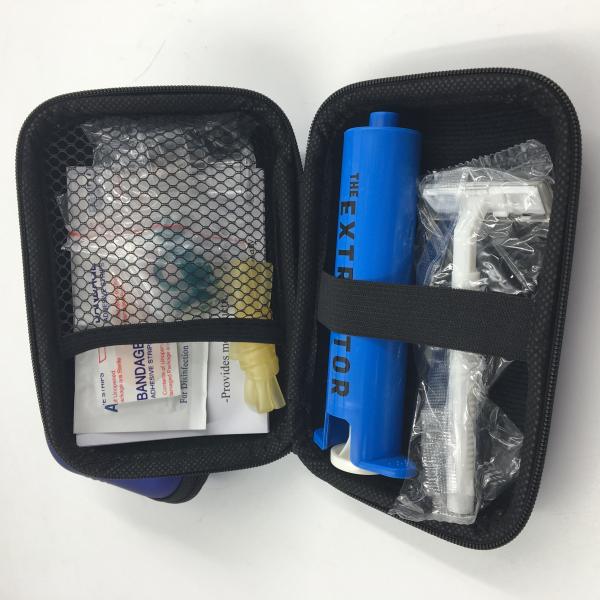 Аварийное оборудование скорой помощи набора экстрактора укуса жала пчелы змейки 4,88 дюйма