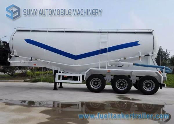 52 Cubic Meters Dry Bulk Tanker 15 Ton Cement Powder Trailer