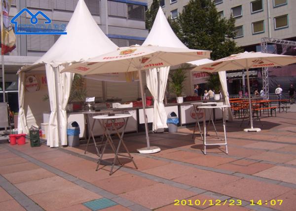 Aluminum Alloy Wedding Tent Floor High Peak Frame Pagoda Tent  For Outdoor Party
