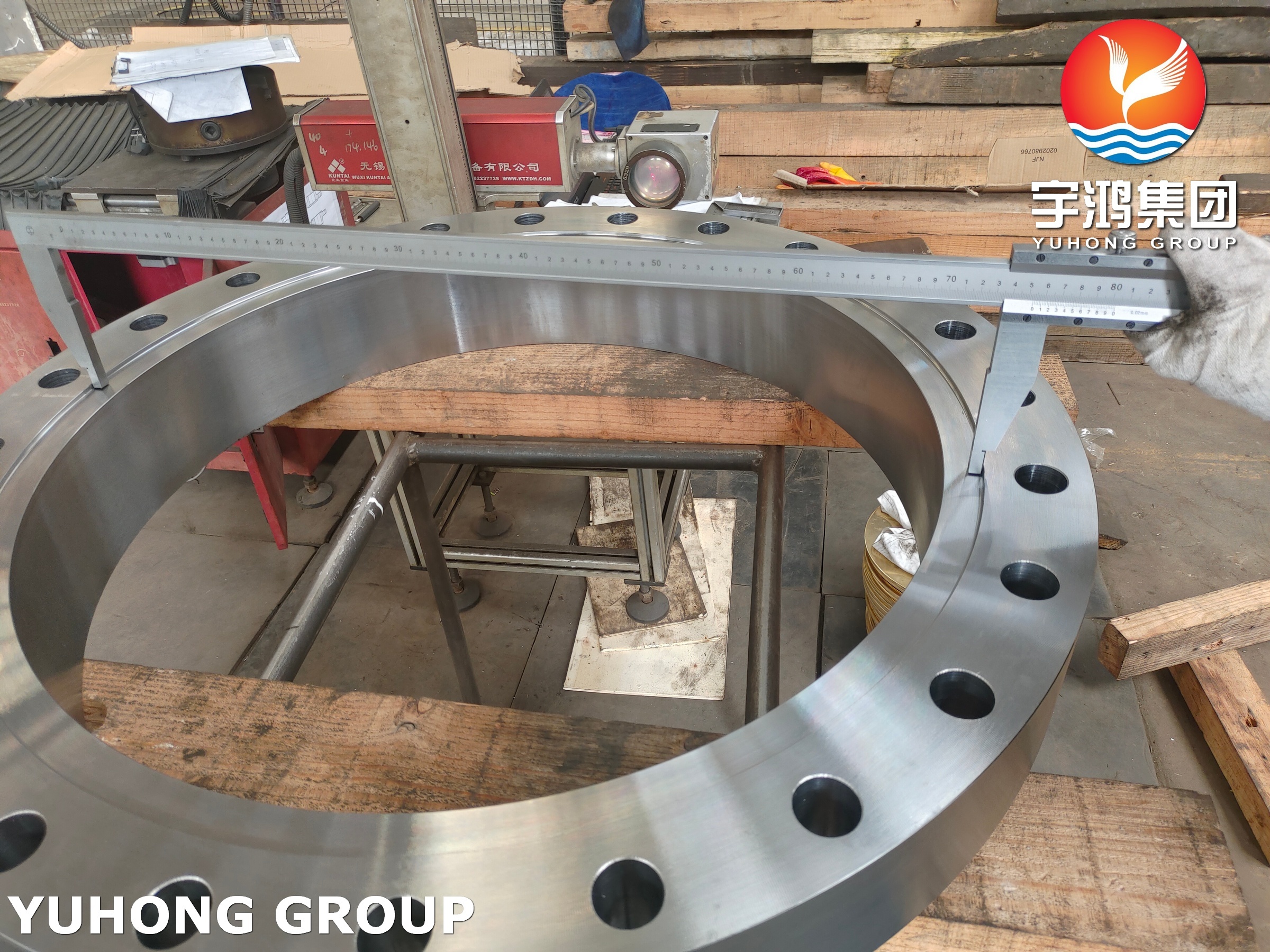 ASME SA182 F304 Forged Stainless Steel Exchanger Flange