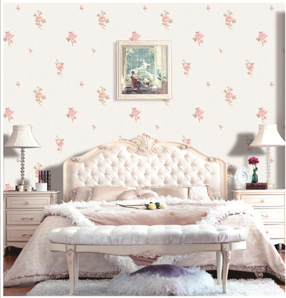 Elegant PVC Waterproof Wallpaper , Peelable Dining Room Wallpaper For Decoration