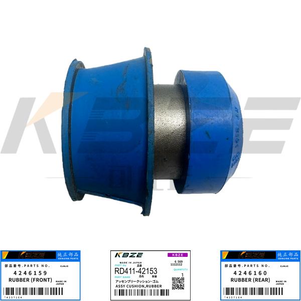 KBZE RD411-42153 KUBOTA V2203 V2403 & ISUZU 3AB1 ENGINE 4246159 4246160 MOUTING RUBBER FITS U45 U50 KX121 KX161 HITACHI EX50UR
