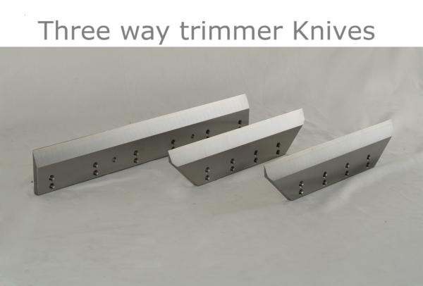 Three way trimmer Knives, Three way Trimmer Blades, Tungsten Carbide Knives