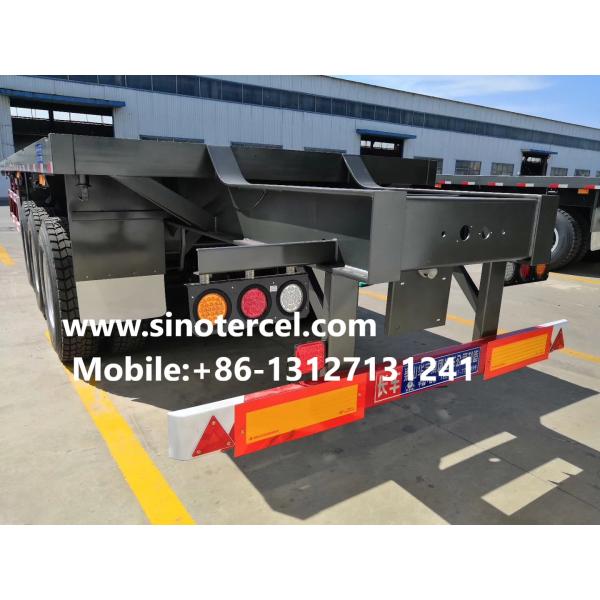 40 Foot 3 Axle Flat Bed Semi Trailer 40-50 Tons
