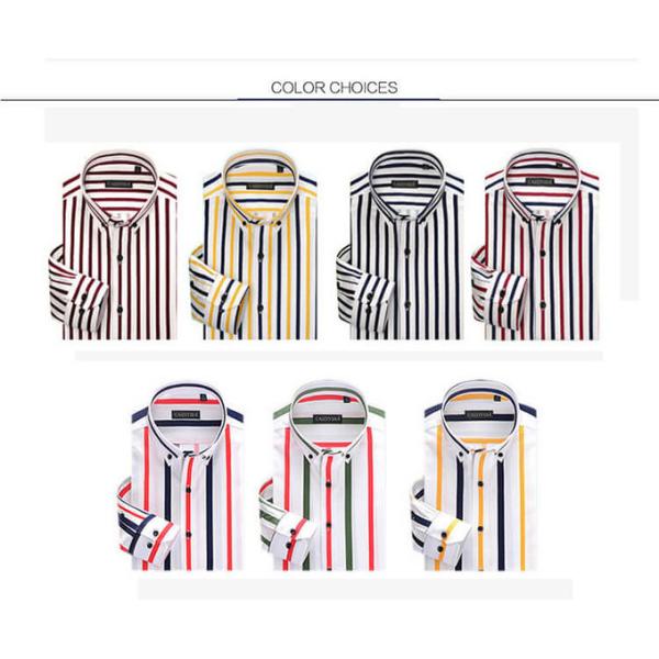 Long Sleeve Custom Men'S Dress Shirts Plaid Blue Flex Collar Fancy Popular Design