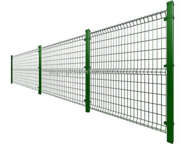 Customized 3D Curved Welded Powder Coated V Wire Mesh Panel Fence for Metal Type Steel
