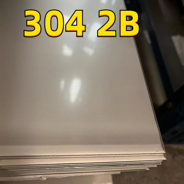 Catégorie 2B Matt Finish du vacarme 1,4301 de feuille de l'acier inoxydable SUS304 60mm