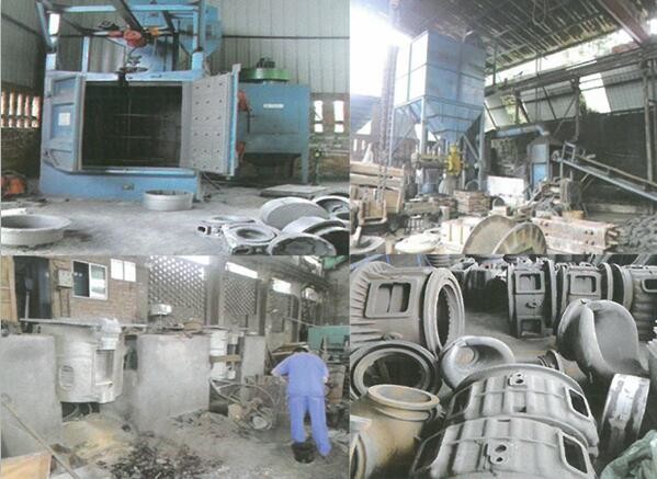 Casting Iron CNC Metal Machined Parts drilling stamping turning ODM