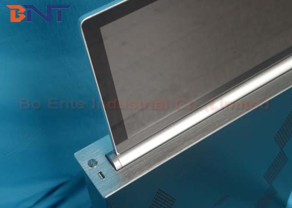 Ultra Thin Adjustable LCD Monitor Lift Mechanism For Paperless Office System