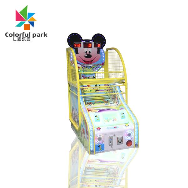 Аркада стрельбы баскетбола Mickey подвергает развлечения механической обработке детей