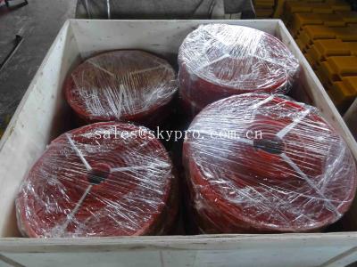 Red Durability Natural Industrial Skirting Rubber Conveyor Polyurethane Skirting Board