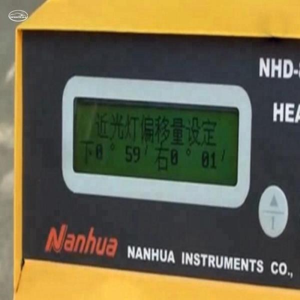 NHD-8000 Lâmpadas de carro Tester Altura central 130cm 220v 50hz Para todos os carros