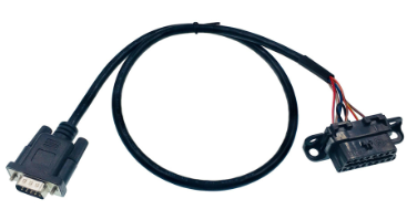 16PIN OBD Cable OBDII J1962 Male Connector to Open Plug Wire OBD Diagnostic Extension Cable 150g Voltage 12V/24V 12V/24V