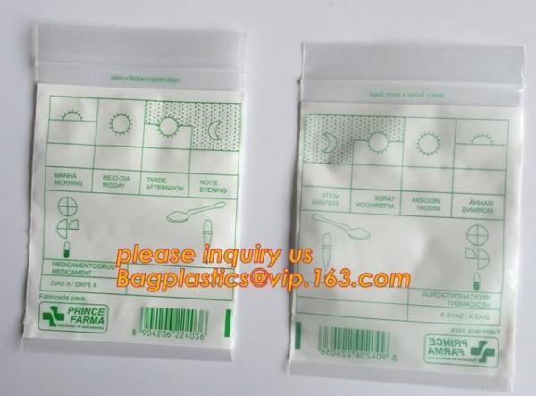 the zipper bag for medical use,zipper medical bags,medical trauma bag, Zipper Sealing Medical Packing Bag for Animal/ Me