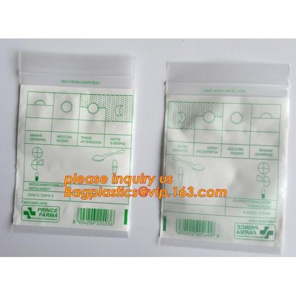 tablets pills packaging bag, poly medical dispenser k bag drug zipper bags reclosable bags, zipper bag medical min