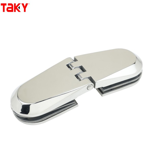Wholesale Frameless Glass Door Pivot Hinge180 Degree Glass Bathroom Clip