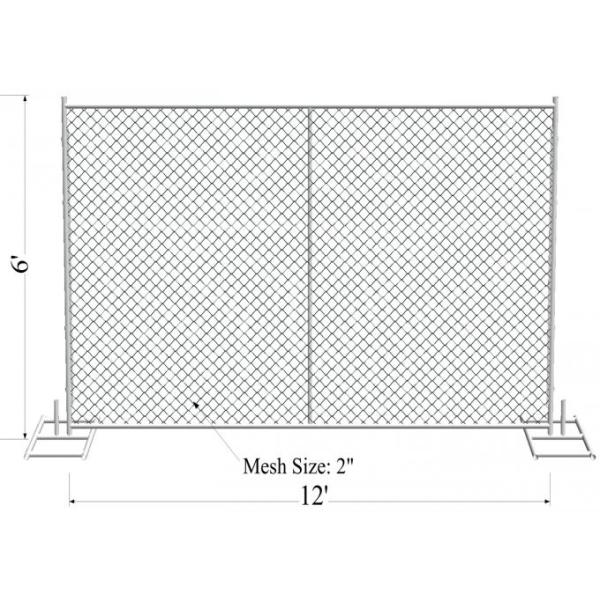 chain link temporary fence