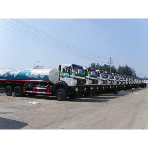 Beiben AWD off road Steel  Water Tanker Truck 6x6 With Water  Pump Bowser  For Transport Clean Drinking Water 16-18cbm