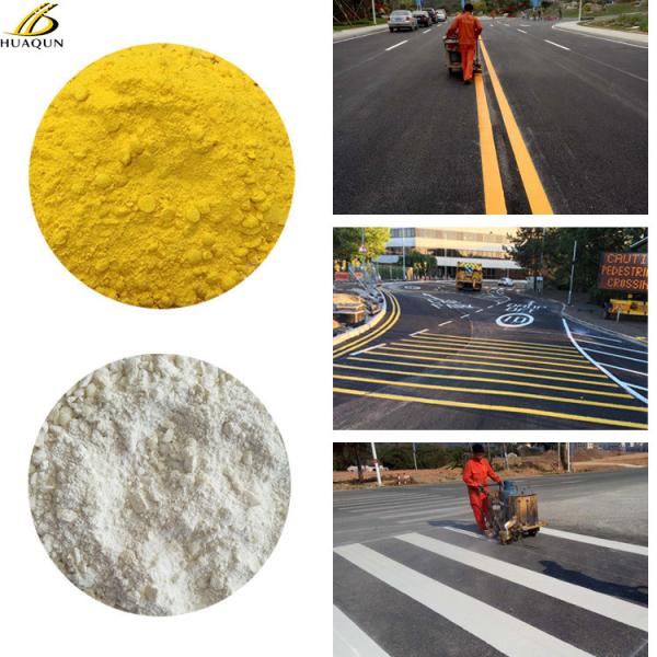 Pólvora de pintura termoplástica para la construcción de carreteras / calles de alta adhesión para el marcado de carreteras