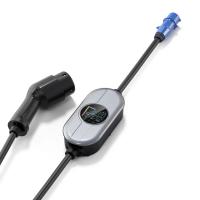 Type 2 Lampes pilotes à courant réglable OLCD Portable chargeur AC EV étanche