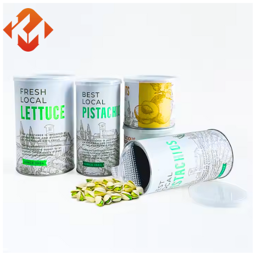 Emballage alimentaire biodégradable personnalisé en poudre, emballage en tube de papier pour thé