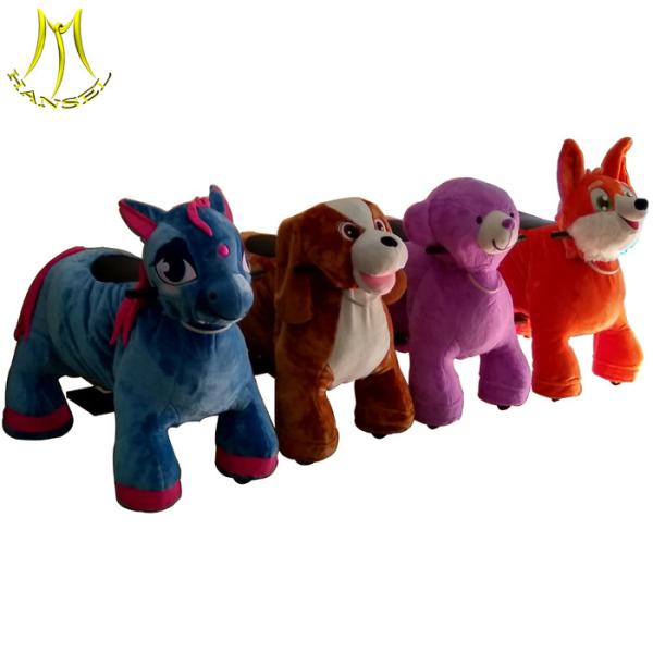 Hansel walking  ride on animal toy	and kids ride on animal plush monkey with kids motorized animals made in china