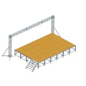 OEM Outdoor Aluminum Portable Stage Platform Modular System 750kg/per Square