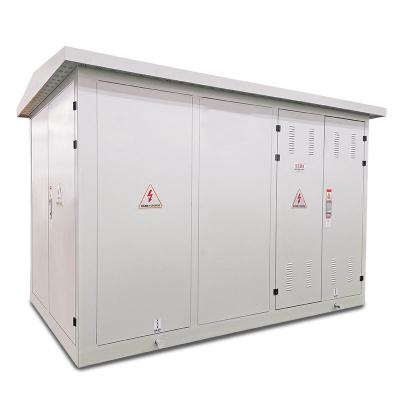 Classe RMU do transformador 15KV da subestação do quiosque do estojo compacto 800KVA
