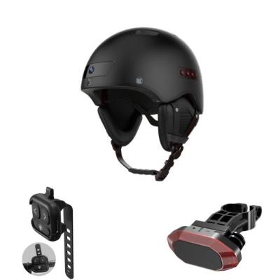 Capacete esperto da câmera do ciclo do EPS do PC de BT 5,0 com piscas-pisca