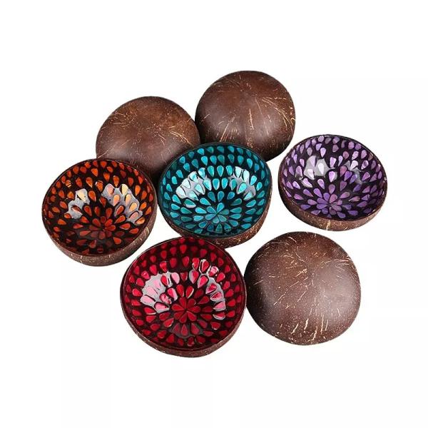 Coconut Bowl Cup Hawaiian Party Decorations Tableware Coconut Shell Wine Cup