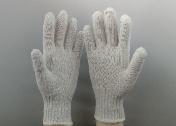 Premium Quality Cotton Knitted Gloves Good Tactile Sensitivity For Construction Industry