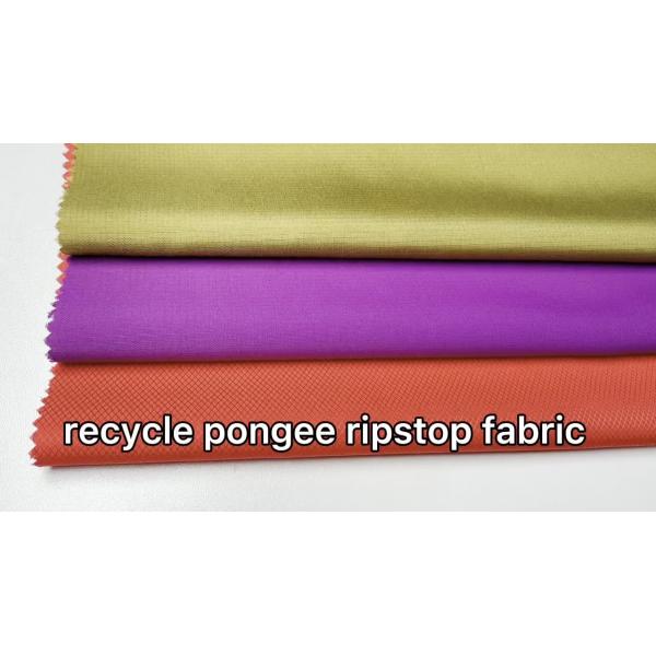 waterproof Diamond pongee fabric breathable and moisture-permeable coated fabric
