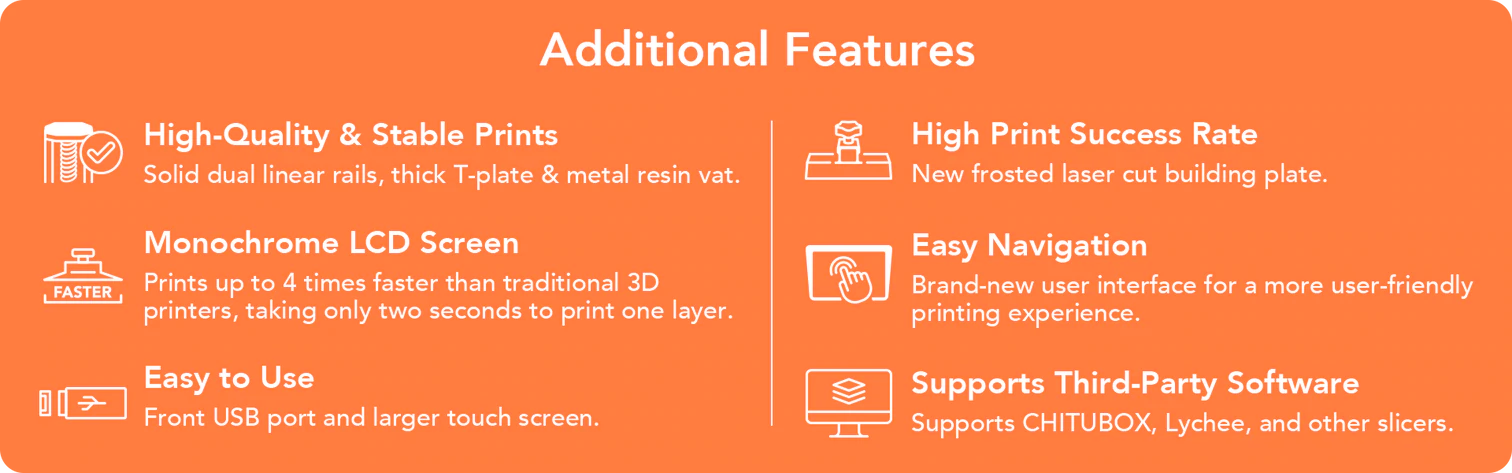 Phrozen Sonic Mighty 8K Jewelry Resin Printer 3d Machines 218*123*235mm Impresora 3d LCD Dental 3d Printer Machine