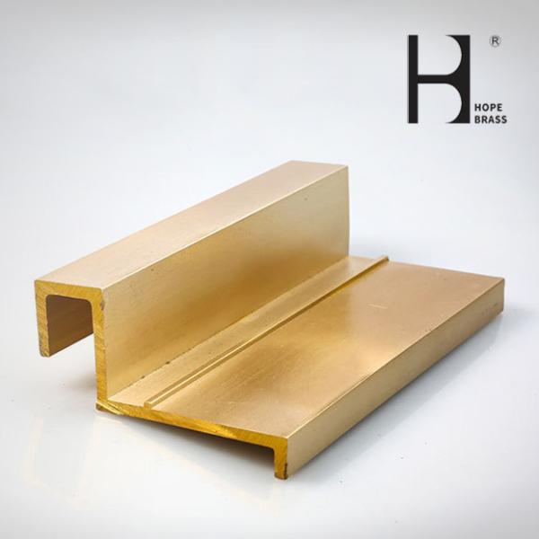 Durable High Density 5~150mm Big Brass Extrusion Profiles for interior Usage  C3604, HPB58-3 ODM OEM China Manufacturer
