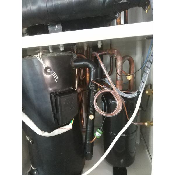 Жилой тепловой насос источника воздуха топления с гальванизированным стальным листом