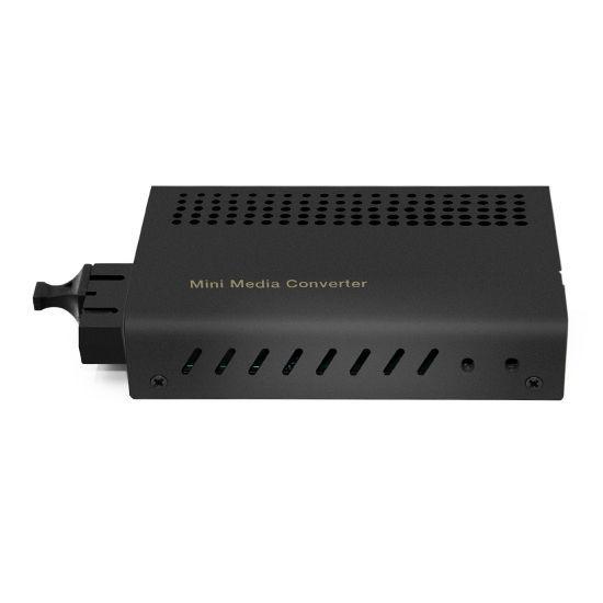 Mini 1x 10/100Base-T RJ45 to 1x 100Base-X SC TX1310nm/RX1550nm 40km SC Single Fiber Media Converter