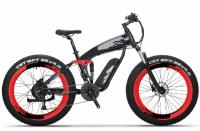 26 polegadas que dobram a suspensão completa elétrica CYSUM dobrável E8 da bicicleta 350w 48v do pneu gordo