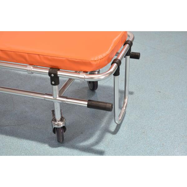 75 Deg Aluminum Folding Stretcher Patient Transport For Rescue Ambulance