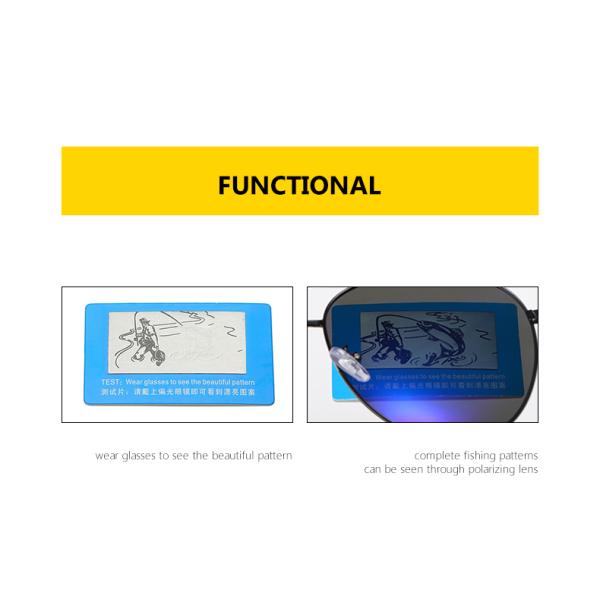 Vintage Aluminum 143mm Metal Frame Polarized Sunglasses Coating Lens Driving Shades