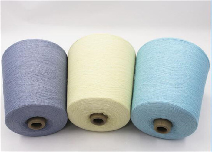 Dope Dyed Colors 300D polyester filament yarn For Blanket Base , Customized color