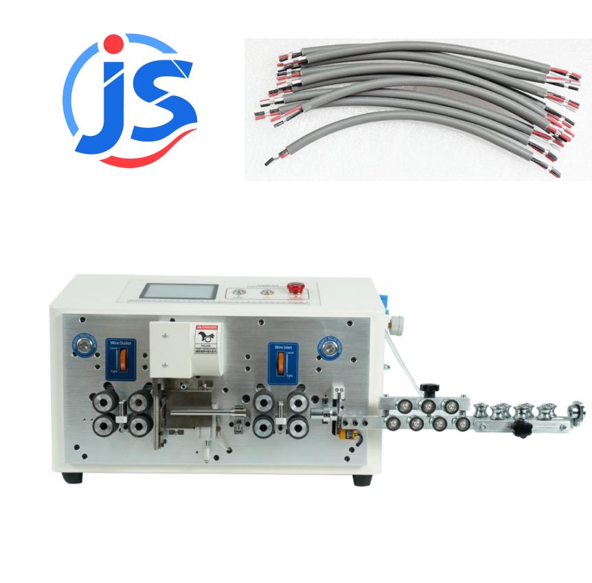 8 Wheel Automatic Accelerated Version Double-Layer Round Sheathed Cable Stripper and Cutter Multi-core Cable Stripping Machine