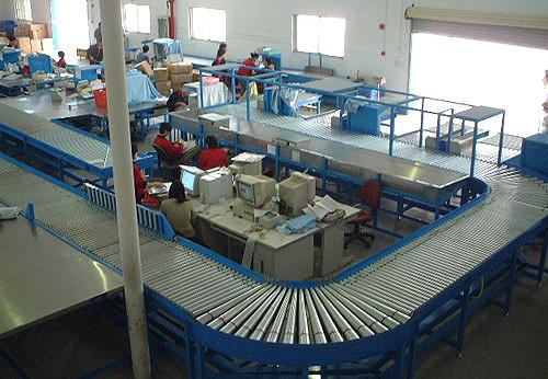 Functional Automated Conveyor Systems , Stainless Steel Roller Conveyor System