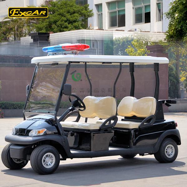 ADC 48V 3.7KW Electric Patrol Car , 4 Person Golf Cart 1 Year Warranty