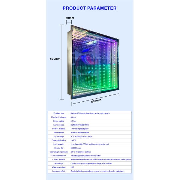 3D бесконечное светодиодное зеркало свадебная вечеринка светодиодные цифровые танцевальные фонари для свадьбы в дискотеке