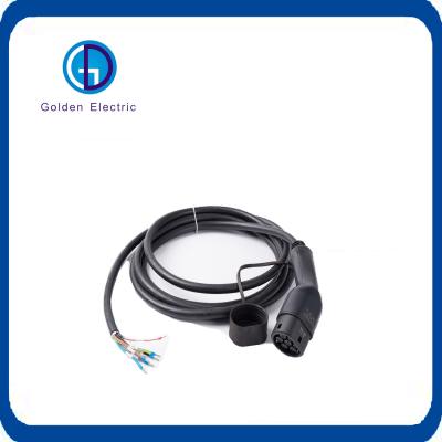 Energy Car Black 16A Type 2 Charging Cable Single Phase With DC Power Input